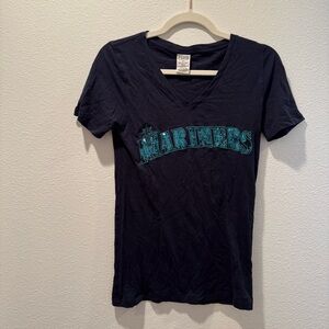 Victorias Secret Pink Sequin Mariners Tee